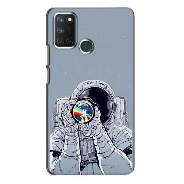Чехол с принтом «Космонавт фото» для Realme 7i