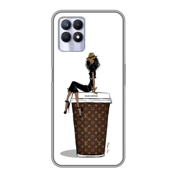Чехол с принтом «кофе LOUIS VUITTON» для Realme 8 Pro Чехол с принтом «кофе LOUIS VUITTON» для Realme 8 Pro