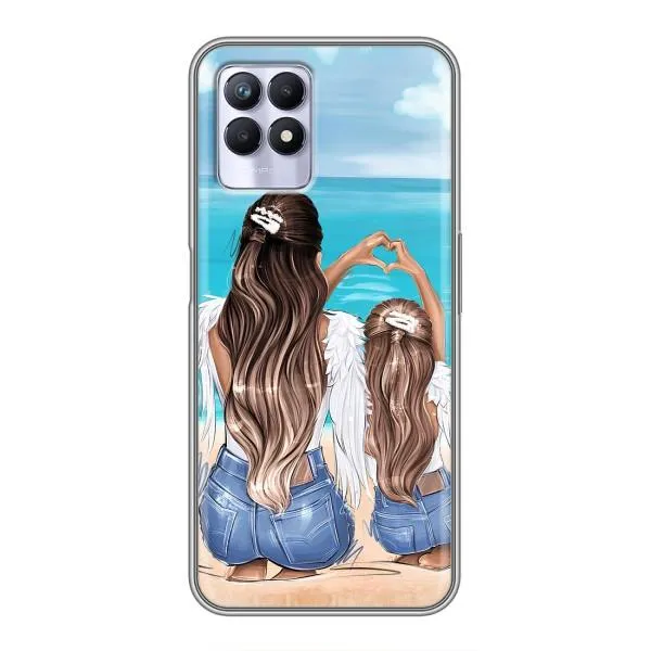 Чехол с принтом «Мама с доченькой» для Realme 8 Pro
