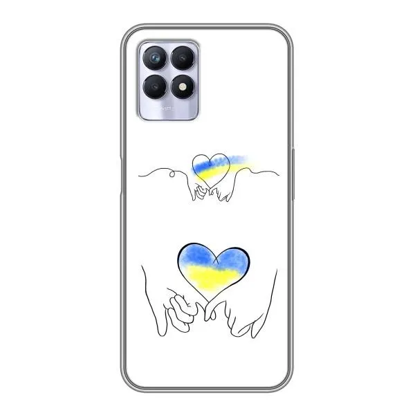 Чехол с принтом «Мир Украине» для Realme 8 Pro