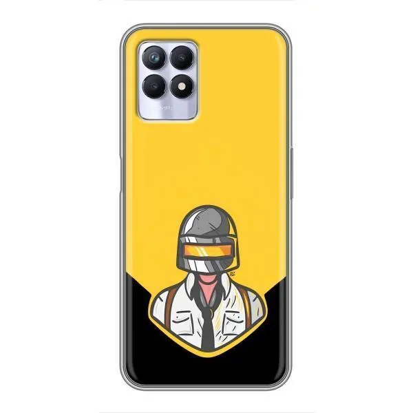 Чехол с принтом «Пабг в шлеме» для Realme 8 Pro