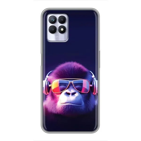 Чехол с принтом «Стильная обезьяна» для Realme 8 Pro