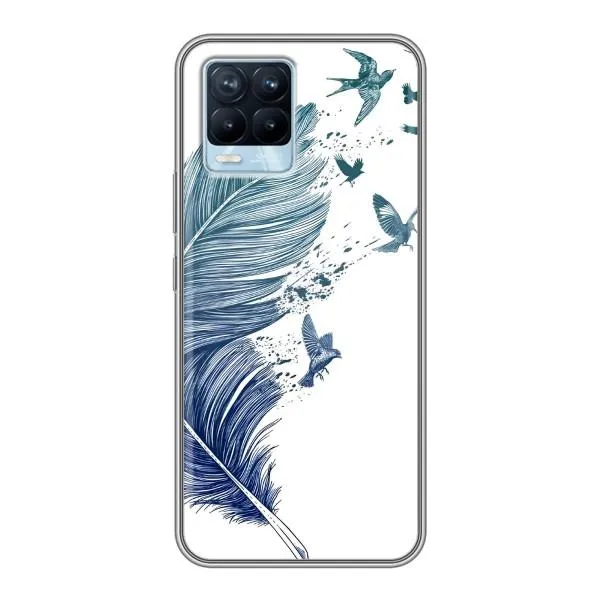 Чохол з принтом «Перо» для Realme 8 Чохол з принтом «Перо» для Realme 8