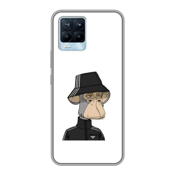 Чехол с принтом «обезьяна NFT Adidas» для Realme 8 Чехол с принтом «обезьяна NFT Adidas» для Realme 8