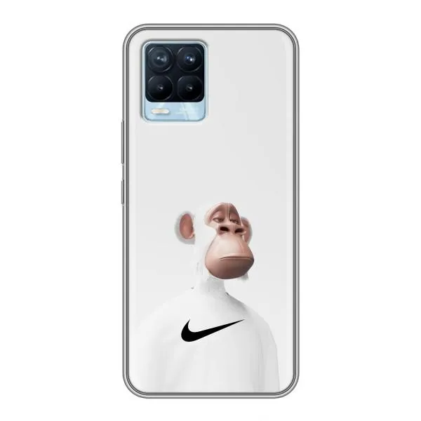 Чехол с принтом «обезьяна NFT Nike» для Realme 8 Чехол с принтом «обезьяна NFT Nike» для Realme 8