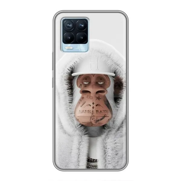 Чехол с принтом «обезьяна NFT в тату» для Realme 8 Чехол с принтом «обезьяна NFT в тату» для Realme 8
