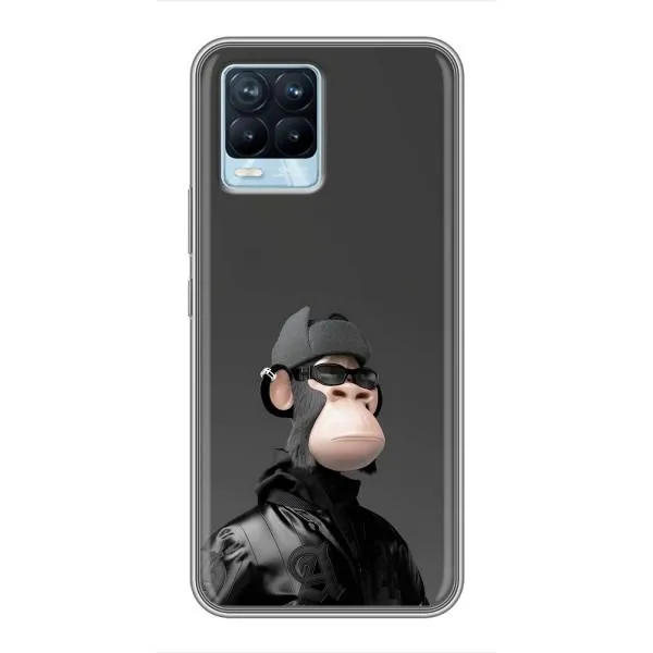 Чехол с принтом «стильная обезьяна NFT» для Realme 8 Чехол с принтом «стильная обезьяна NFT» для Realme 8