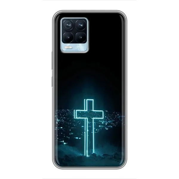 Чехол с принтом «Крест и город» для Realme 8