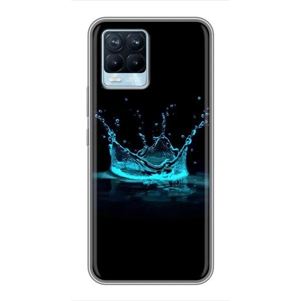 Чохол з принтом «Крапля корони» для Realme 8