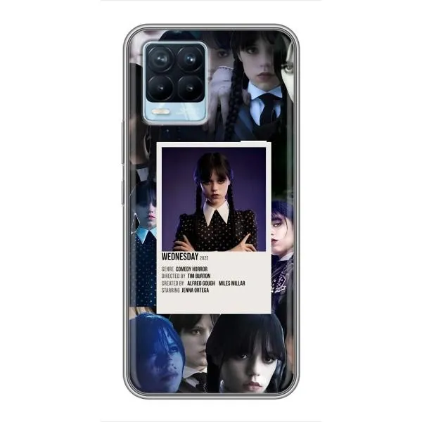 Чехол с принтом «коллаж Уэнздей» для Realme 8 Чехол с принтом «коллаж Уэнздей» для Realme 8