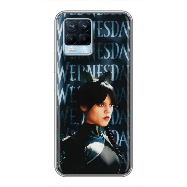 Чехол с принтом «Уэнздей кошка» для Realme 8 Чехол с принтом «Уэнздей кошка» для Realme 8
