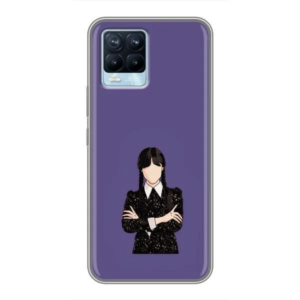 Чехол с принтом «Уэнздей в черном» для Realme 8 Чехол с принтом «Уэнздей в черном» для Realme 8