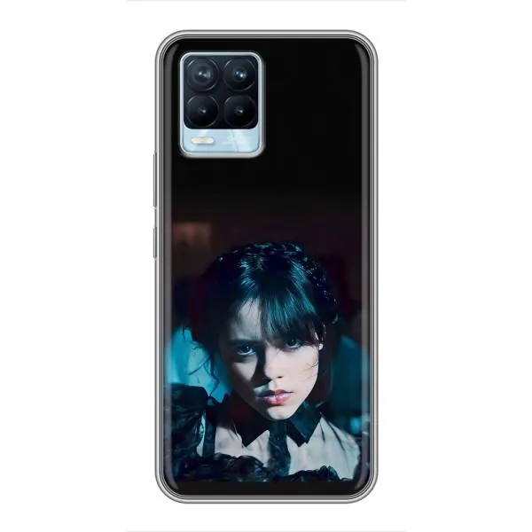 Чехол с принтом «взгляд Уэнздей» для Realme 8 Чехол с принтом «взгляд Уэнздей» для Realme 8