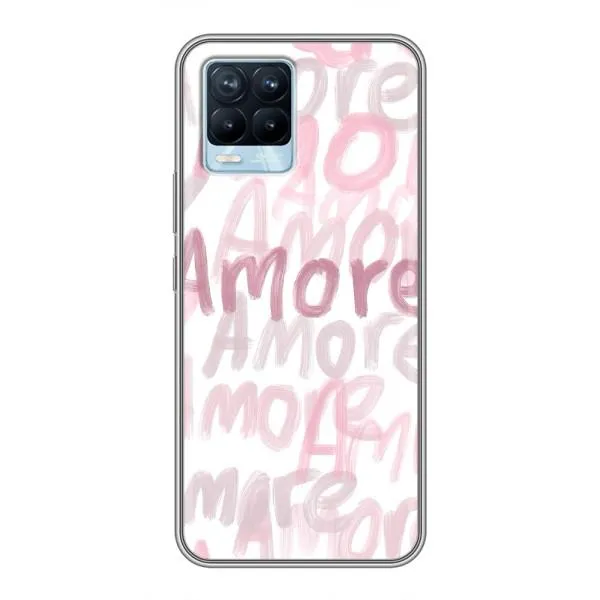 Чохол з принтом «Аморе любов» для Realme 8 Чохол з принтом «Аморе любов» для Realme 8