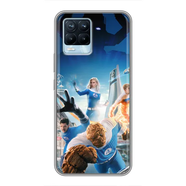 Чехол с принтом «Герои Фантастическая Четверка» для Realme 8 Чехол с принтом «Герои Фантастическая Четверка» для Realme 8