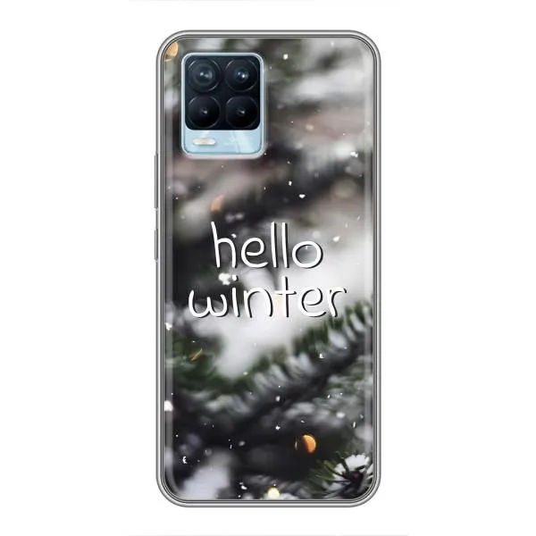 Чехол с принтом «Hello winter» для Realme 8