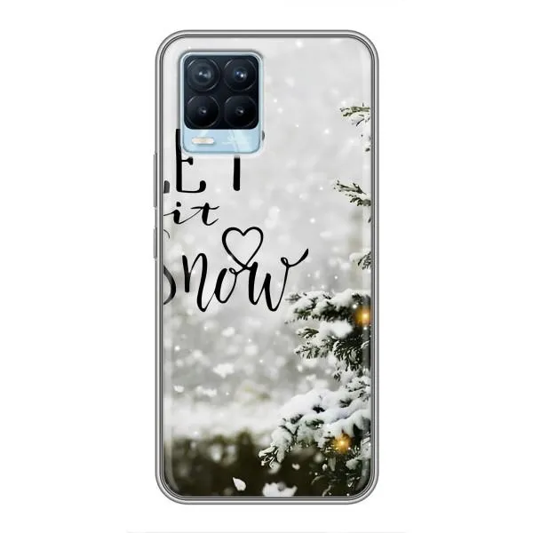Чехол с принтом «Let it snow» для Realme 8