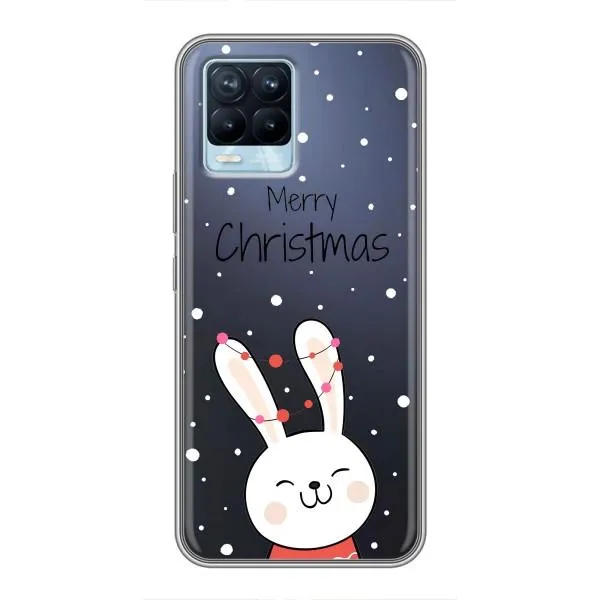 Чехол с принтом «Рождественский заяц» для Realme 8