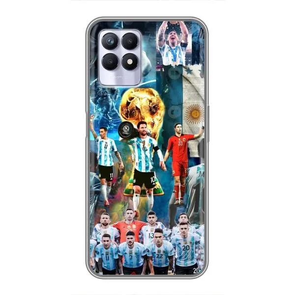Чехол с принтом «Аргентина Месси» для Realme 8i Чехол с принтом «Аргентина Месси» для Realme 8i