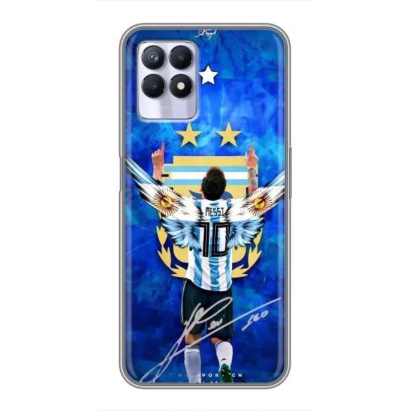 Чехол с принтом «Месси Аргентина» для Realme 8i Чехол с принтом «Месси Аргентина» для Realme 8i