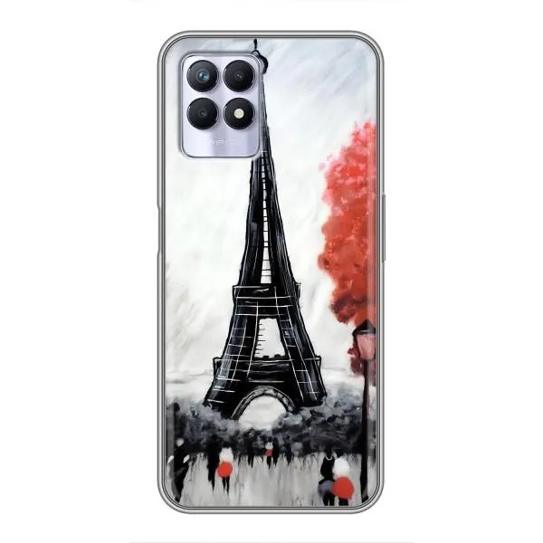 Чехол с принтом «Башня в Париже» для Realme 8i