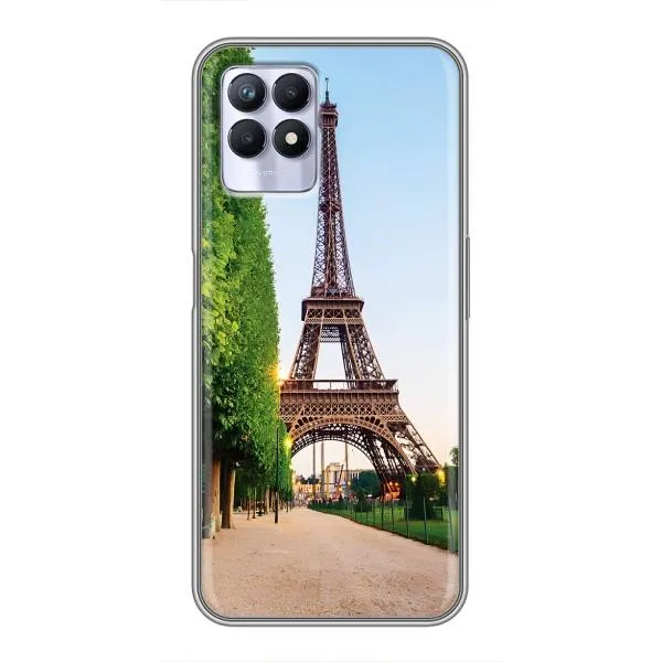 Чехол с принтом «Дорога в Париж» для Realme 8i