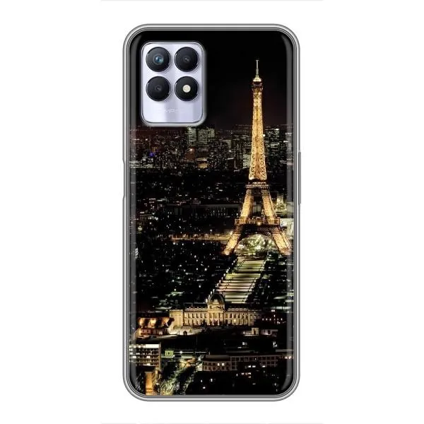 Чехол с принтом «Ночной Париж» для Realme 8i