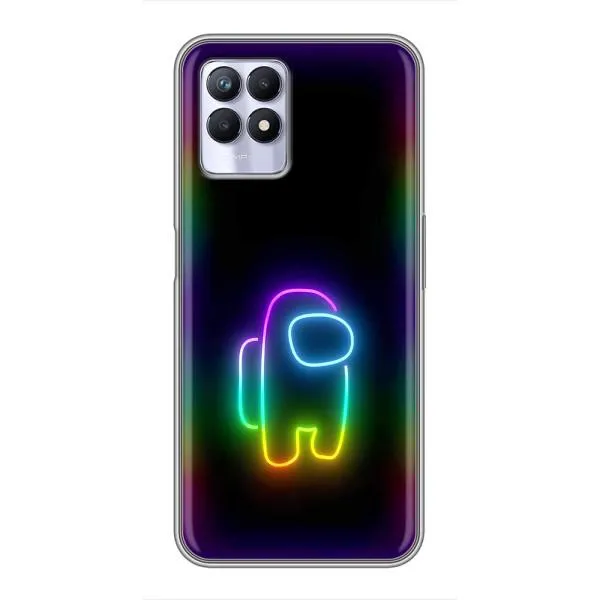 Чехол с принтом «Яркий скин» для Realme 8i