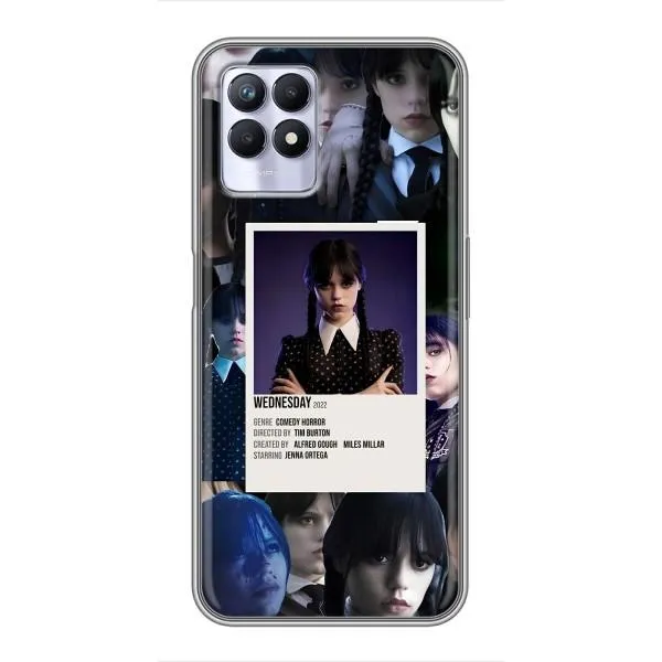 Чехол с принтом «коллаж Уэнздей» для Realme 8i