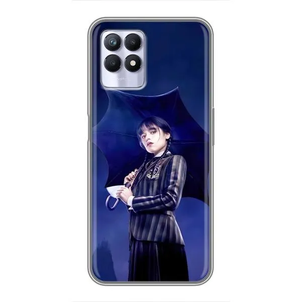 Чехол с принтом «Уэнздей с зонтом» для Realme 8i