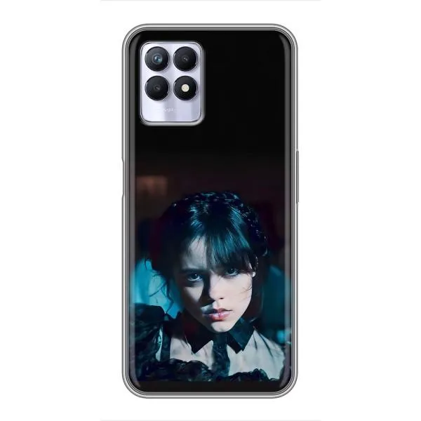 Чехол с принтом «взгляд Уэнздей» для Realme 8i