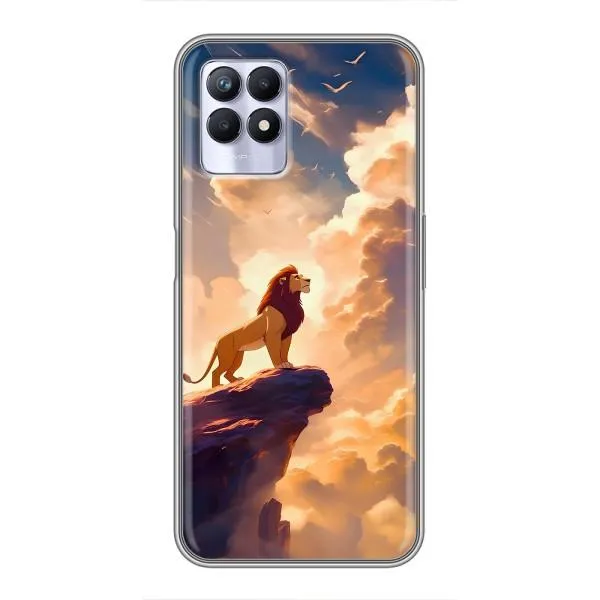 Чехол с принтом «Симба на скале» для Realme 8i