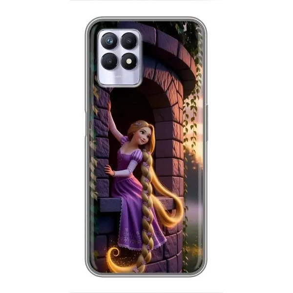 Чехол с принтом «Рапунцель на башне» для Realme 8i Чехол с принтом «Рапунцель на башне» для Realme 8i