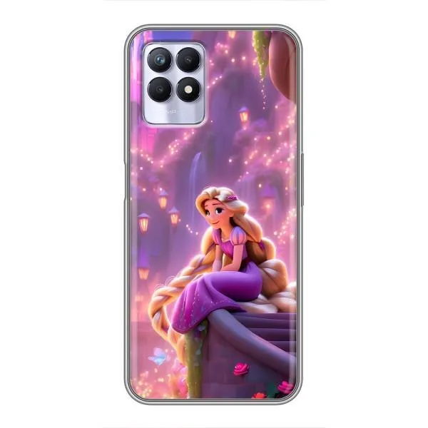 Чехол с принтом «Рапунцель в замке» для Realme 8i Чехол с принтом «Рапунцель в замке» для Realme 8i