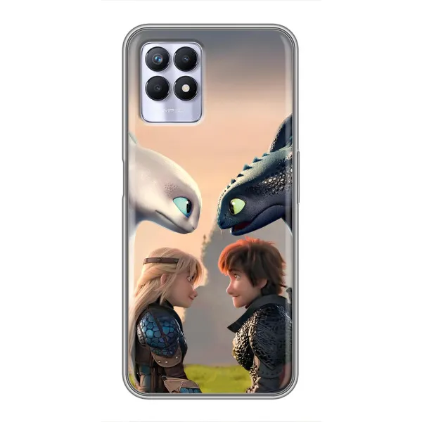 Чехол с принтом «Иккинг и Астрид» для Realme 8i Чехол с принтом «Иккинг и Астрид» для Realme 8i