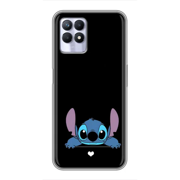 Чехол с принтом «Стич на черном» для Realme 8i Чехол с принтом «Стич на черном» для Realme 8i