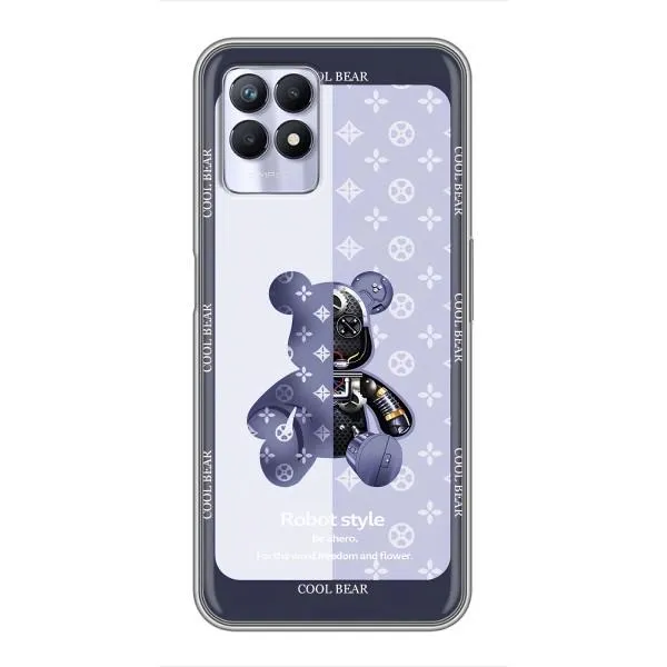 Чехол с принтом «Медвежонок LV» для Realme 8i