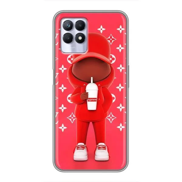 Чехол с принтом «Модный стиль» для Realme 8i