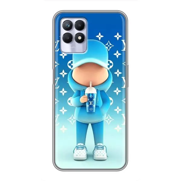 Чехол с принтом «Парень LV» для Realme 8i