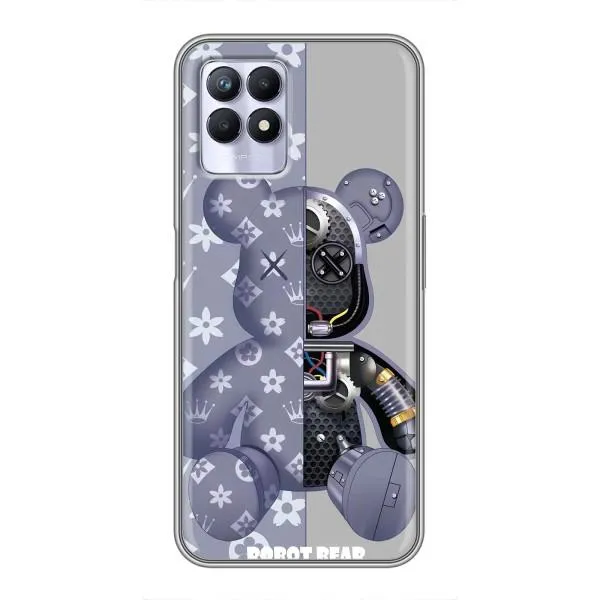 Чехол с принтом «Робот Мишка» для Realme 8i