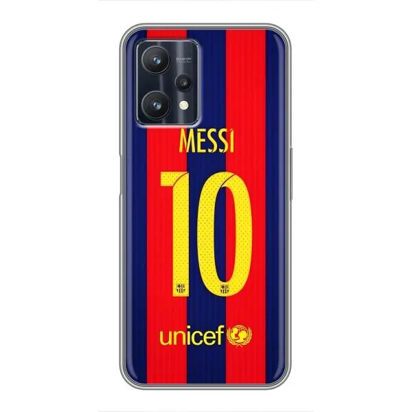 Чехол с принтом «Messi Barca 10» для Realme 9 Pro Plus