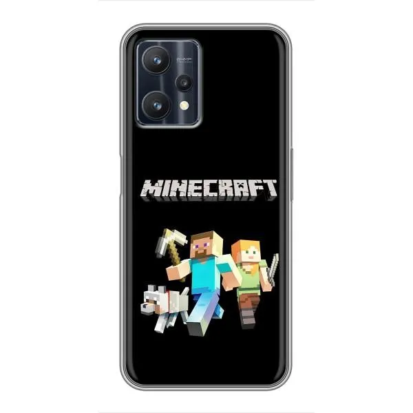 Чехол с принтом «герои Minecraft» для Realme 9 Pro Plus Чехол с принтом «герои Minecraft» для Realme 9 Pro Plus