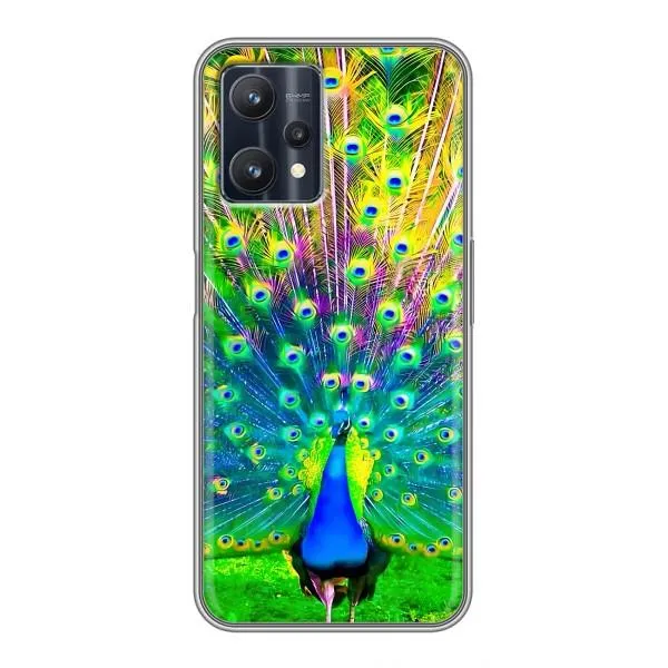 Чехол с принтом «Яркий Павлин» для Realme 9 Pro Plus