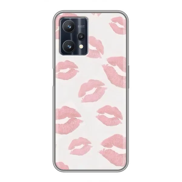Чехол с принтом «Розовые губы» для Realme 9 Pro Plus