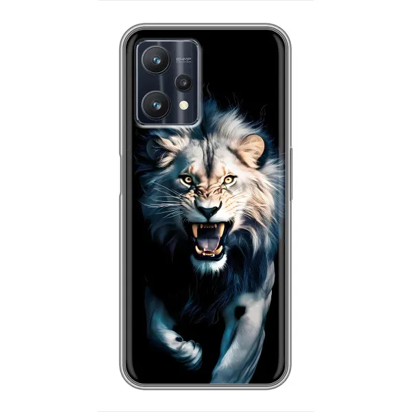 Чехол с принтом «Лев в темноте» для Realme 9 Pro Plus
