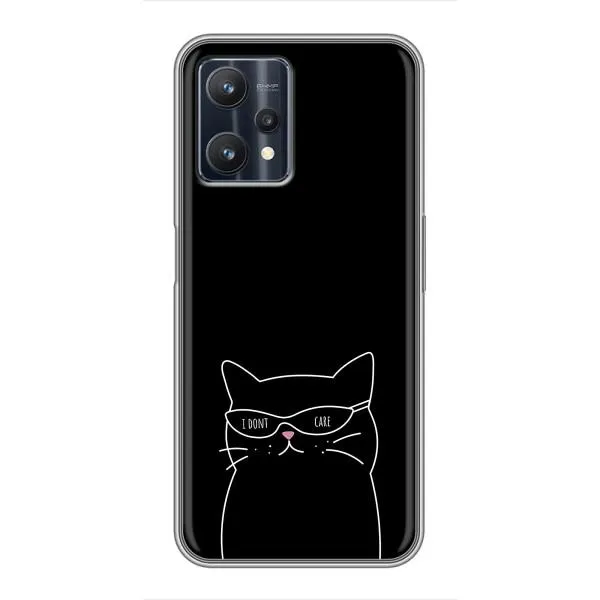 Чехол с принтом «Равнодушный кот» для Realme 9 Pro Чехол с принтом «Равнодушный кот» для Realme 9 Pro