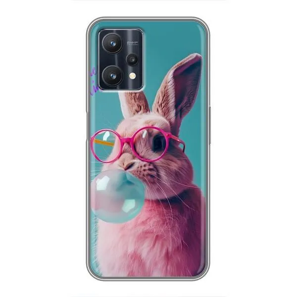 Чохол з принтом «Кролик в окулярах» для Realme 9 Pro
