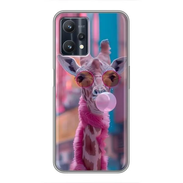 Чохол з принтом «Стильна жирафа» для Realme 9 Pro