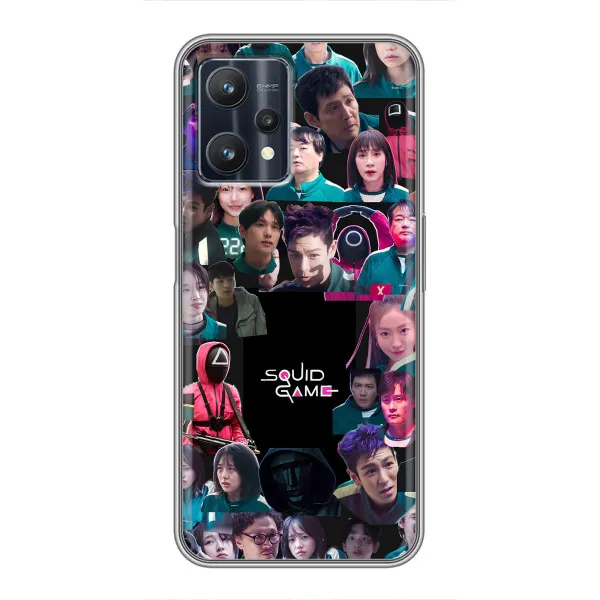 Чехол с принтом «Коллаж Игра кальмара» для Realme 9 Pro Чехол с принтом «Коллаж Игра кальмара» для Realme 9 Pro