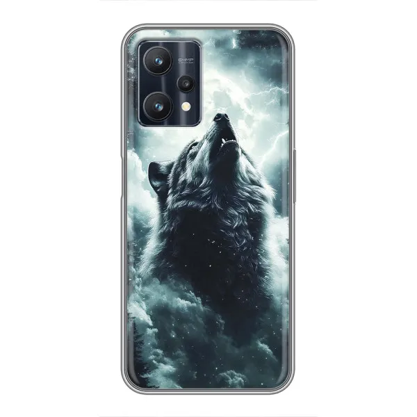Чехол с принтом «Волк в облаках» для Realme 9 Pro